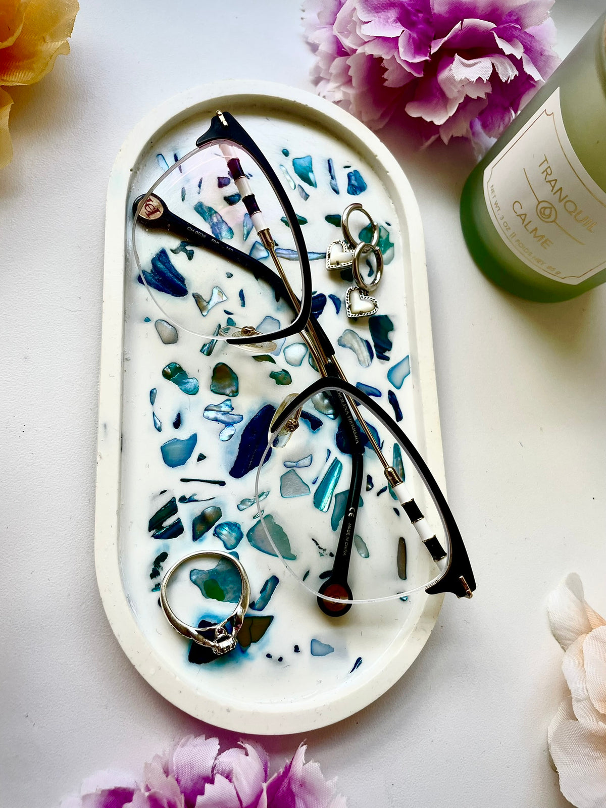 Blue Current Trinket Tray
